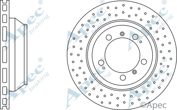 APEC BRAKING Jarrulevy DSK2530